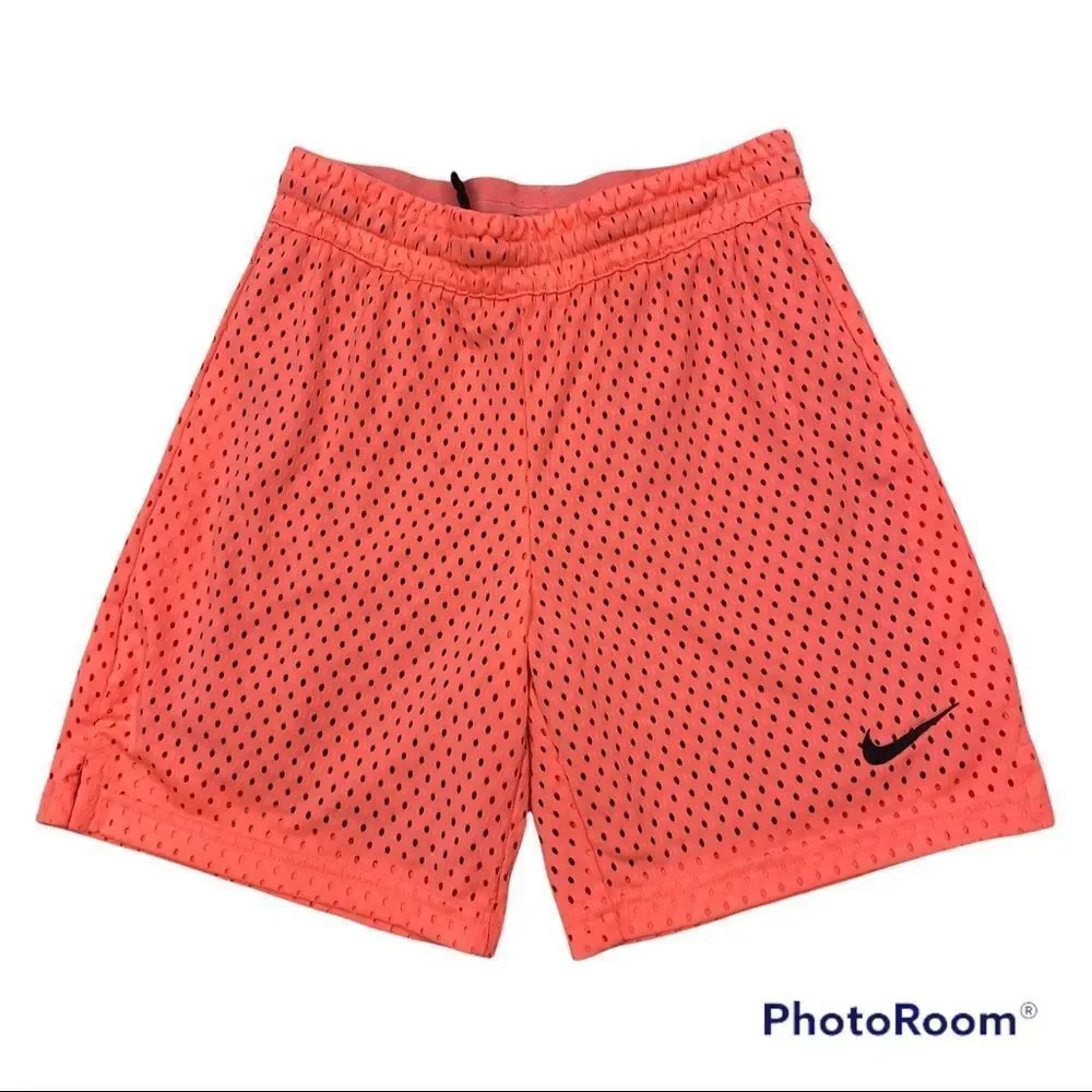 Girls Nike Lava Glow Lined Mesh‎ Athletic Shorts Size Medium